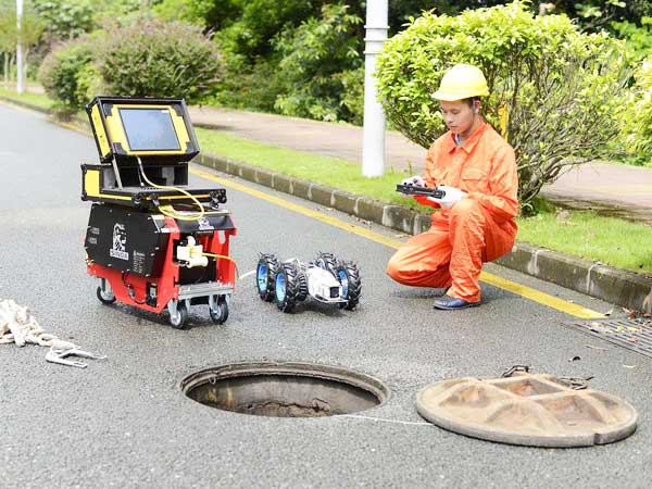 千家镇管道机器人检测