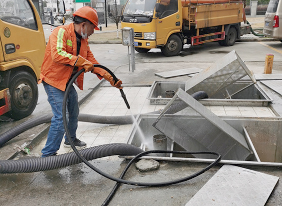 千家镇隔油池清理